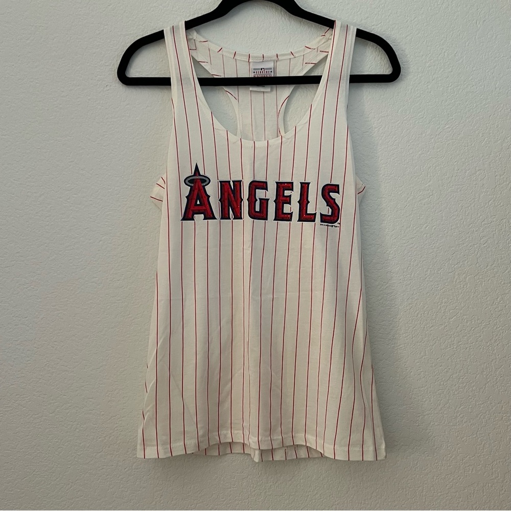 NEW! Angels MLB Baseball Racerback Tank Top